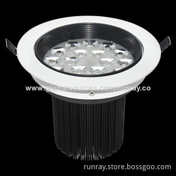 LED Downlight with 15W Power, 80-110lm/W, 2 or 3-year Warranty, 72-hour Aging Time/Easy-installation